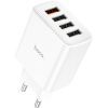 Зарядное устройство HOCO C102A Fuerza 1xUSB QC3.0 + 3-port USB 18W White (6931474777713) изображение 2