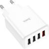 Зарядное устройство HOCO C102A Fuerza 1xUSB QC3.0 + 3-port USB 18W White (6931474777713) изображение 3