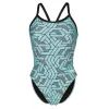 Купальник Arena Escape Swimsuit Challenge Back 007739-580 бірюзовий, чорний 36 (3468337383307) зображення 3