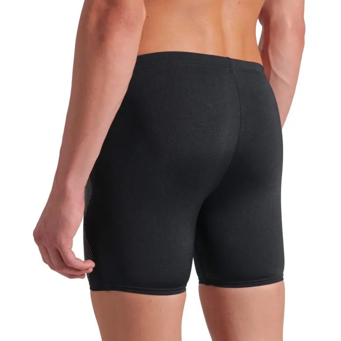 Плавки Arena Poseidonia Swim Mid Jammer 009091-501 чорний, білий 90 (3468337537274) зображення 4