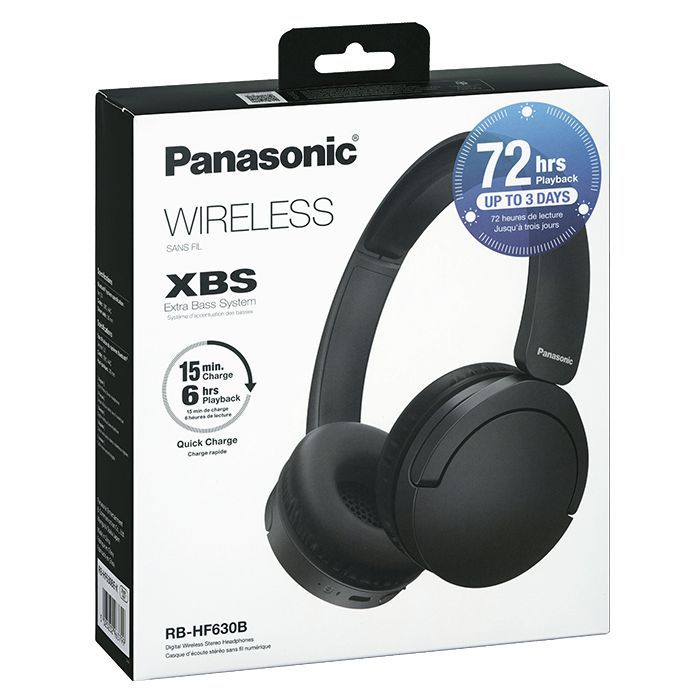 Наушники Panasonic RB-HF630B Black (RB-HF630BG-K) изображение 5