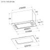 Вытяжка кухонная Pyramida CX 70 (1100) SR GBL изображение 8