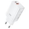 Зарядний пристрій XO CE16 67.5W USB-C PD45W + USB-A QC 22.5W White (CE16_White) зображення 2