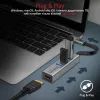 Концентратор Promate USB-C 4-in-1 порти Promate mediahub-c3.grey (mediahub-c3.grey) зображення 4