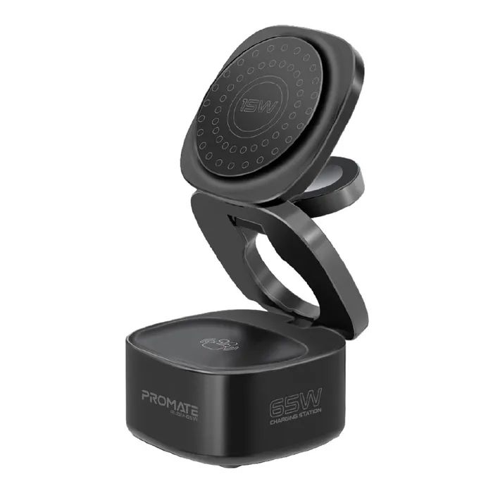 Зарядное устройство Promate wireless charger rubix-65w black (rubix-65w.black)