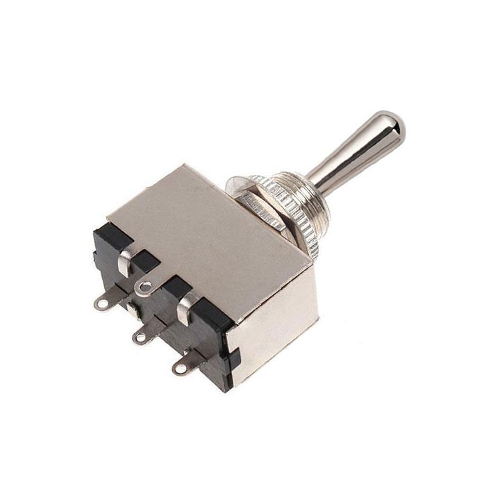 Перемикач для гітари Paxphil Closed 3-Way Toggle Switch (Chrome) (TGS205)