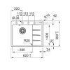 Мойка кухонная Franke Centro CNG 611-62 TL (114.0699.242) изображение 3