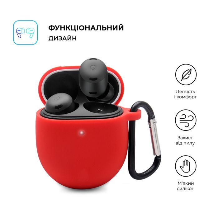 Чехол для наушников Armorstandart Hang Case для Google Pixel Buds Pro Red (ARM75405) изображение 2
