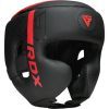 Боксерський шолом RDX F6 Kara Matte Red L (HGR-F6MR-L) зображення 2