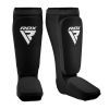 Защита голени и стопы RDX Shin Instep Foam Black/White XL (HYP-SIBW-XL)