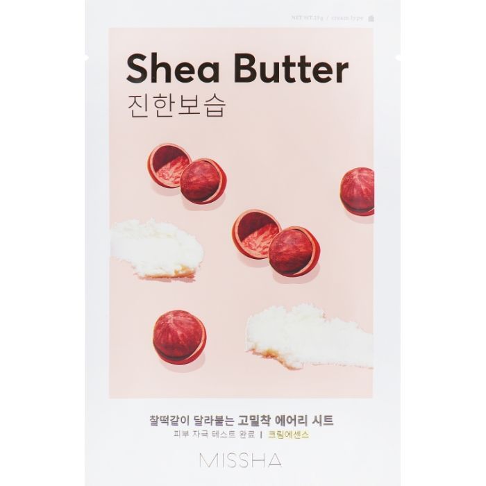 Маска для лица Missha Airy Fit Sheet Mask Shea Butter 19 г (8809747963706)