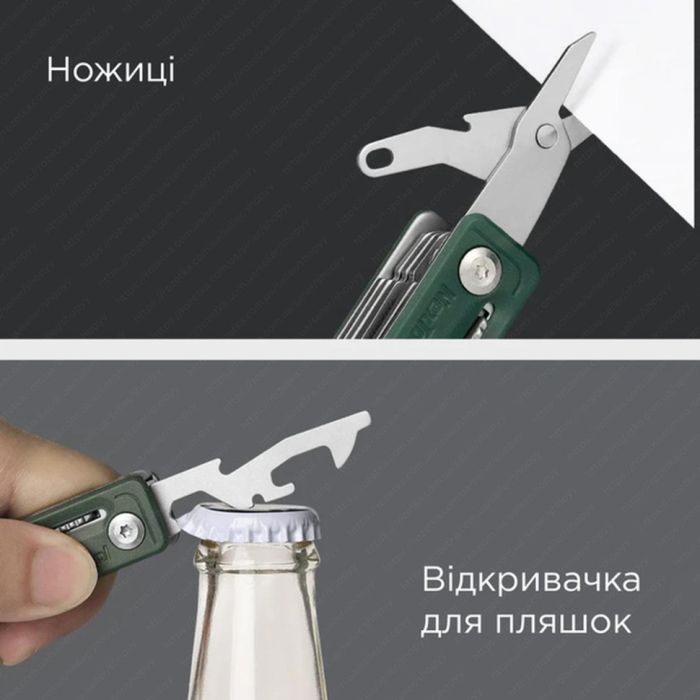 Мультитул NexTool Multi Functional Knife зелений (NE20098) изображение 3