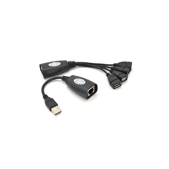 Адаптер Voltronic USB extender 50 m RJ-45 to 4xUSB AF (YT-EC USB-RJ-45/M+4RJ-45)