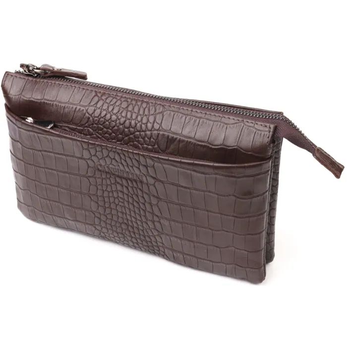 Сумка Canpellini Из натуральной кожи Коричневая (21554)