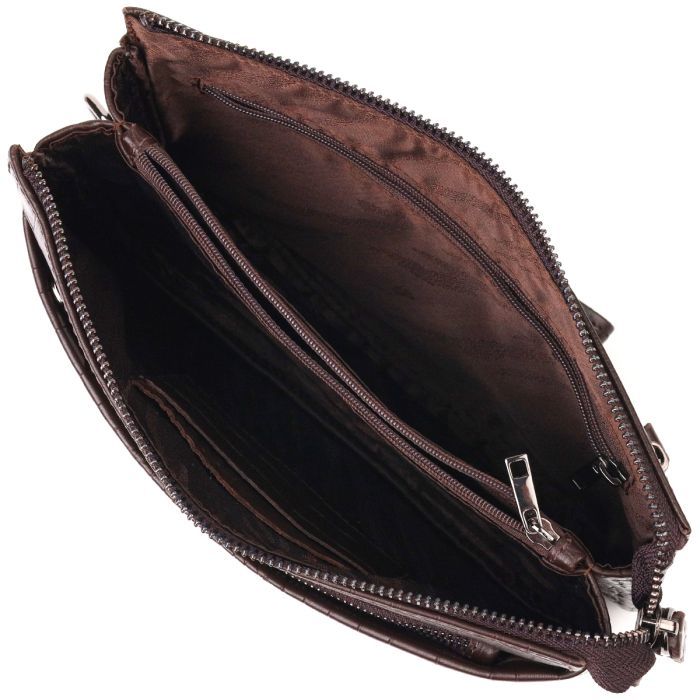 Сумка Canpellini Из натуральной кожи Коричневая (21554) изображение 6