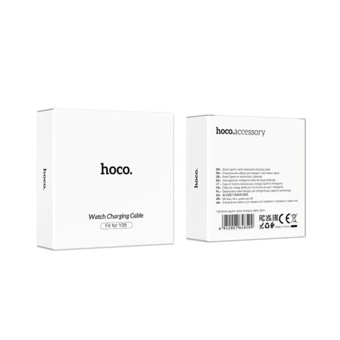 Зарядний пристрій HOCO Y28 Smart sports watch charging cable Black (6942007648509) зображення 2