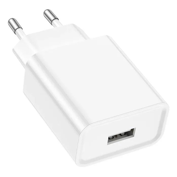 Зарядний пристрій BOROFONE BA74A USB 10.5W white (6974443388640)