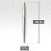 Ручка шариковая Parker JOTTER 17 UKRAINE SS GT BP Трезубец из колосков (16032_T059b) изображение 2