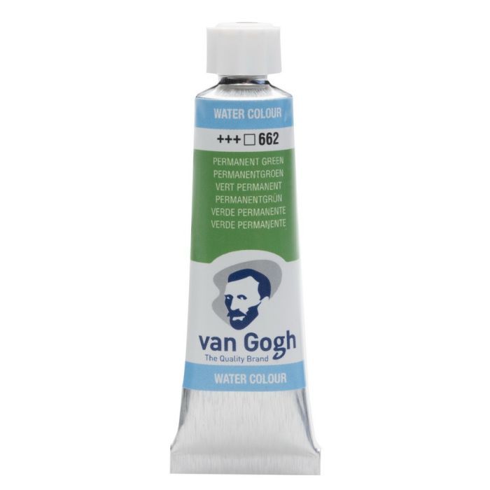 Акварельні фарби Royal Talens Van Gogh (662), Перм. зелений, туба 10 мл (8712079418069)