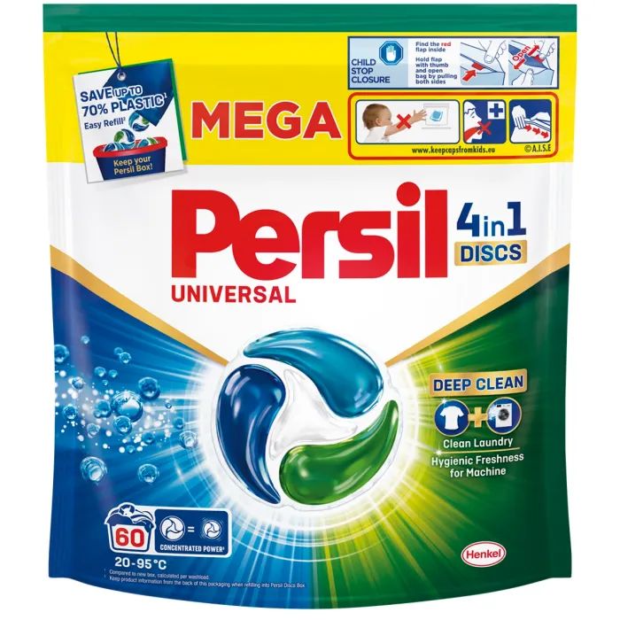 Капсулы для стирки Persil 4in1 Discs Universal Deep Clean 100 шт. (9000101844320)
