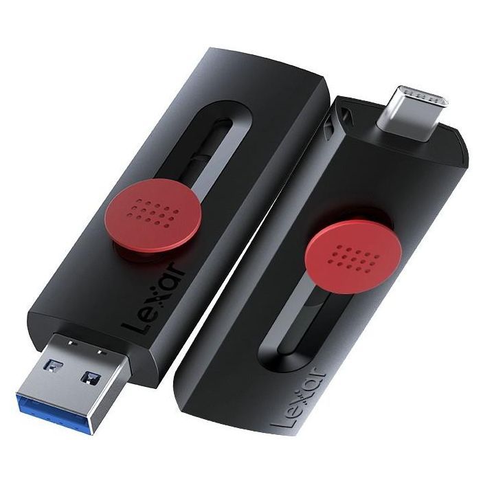 USB флеш накопитель Lexar 256GB JumpDrive Dual Drive D300 USB/Type-C3.2 (LJDD300256G-BNBNG) изображение 2