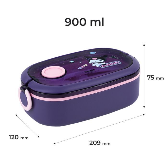 Ланч-бокс детский Kite Kuromi, 900 мл, фіолетовий (HK25-1180) изображение 2