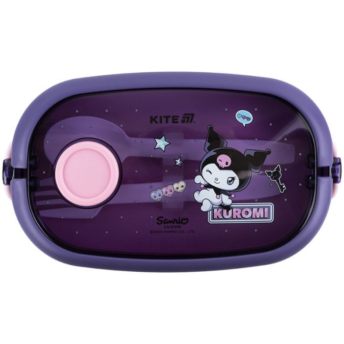 Ланч-бокс детский Kite Kuromi, 900 мл, фіолетовий (HK25-1180) изображение 7