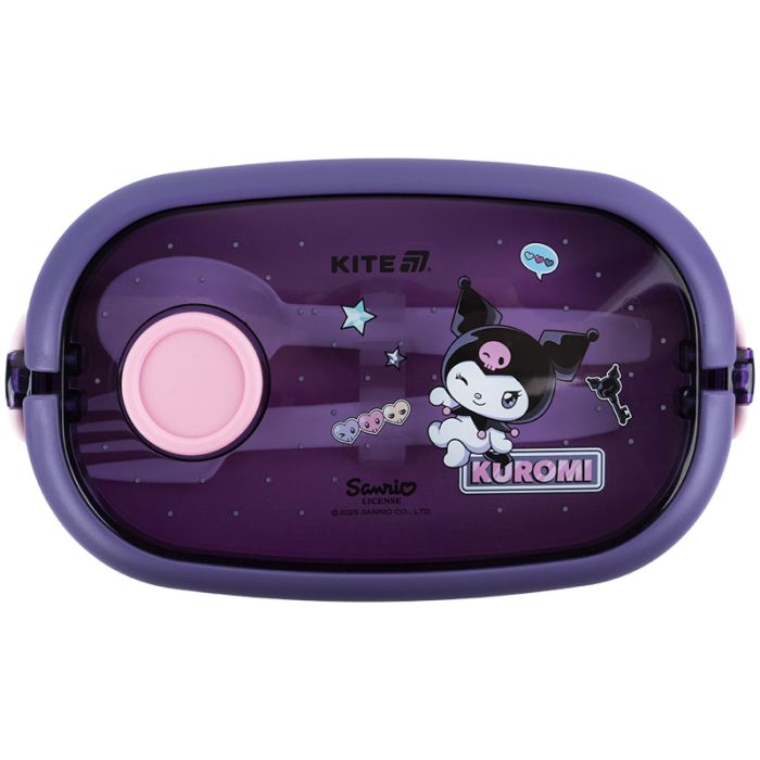 Ланч-бокс дитячий Kite Kuromi, 900 мл, фіолетовий (HK25-1180) зображення 7