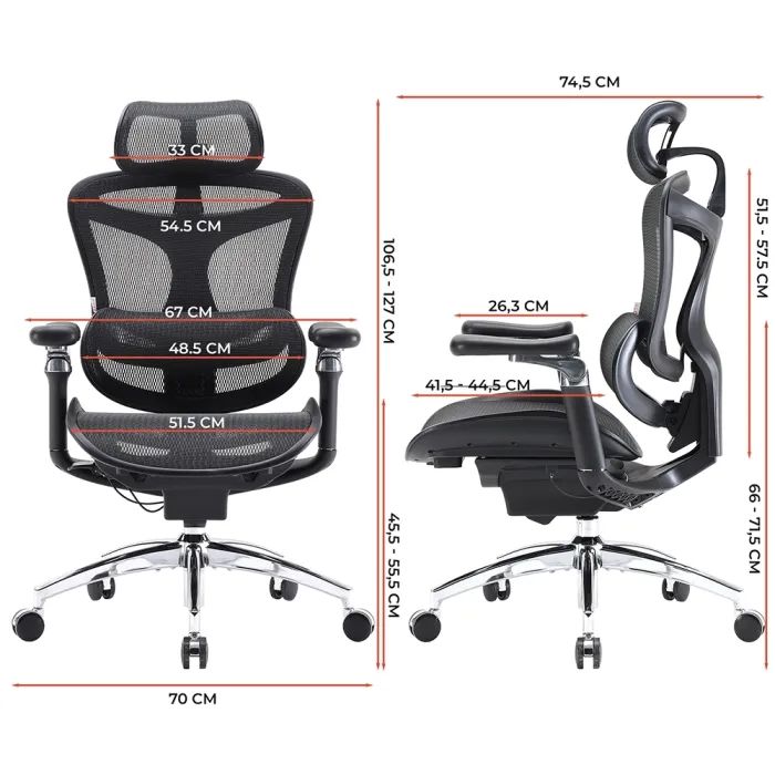 Офисное кресло Sihoo DORO C300 Pro Mesh White (DORO-C300-PRO-M102) изображение 12