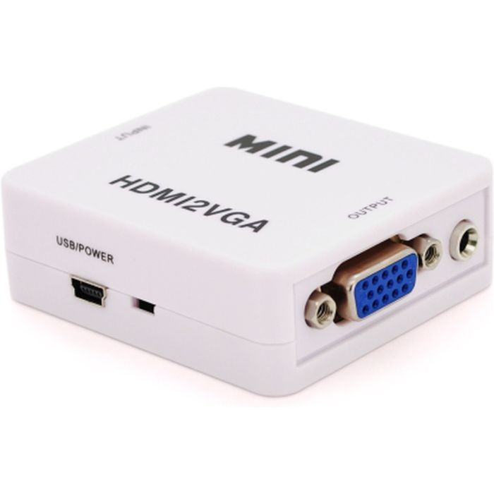 Переходник HDMI F to VGA F 720P/1080P white Voltronic (YT-CM-HDMI/VGA)