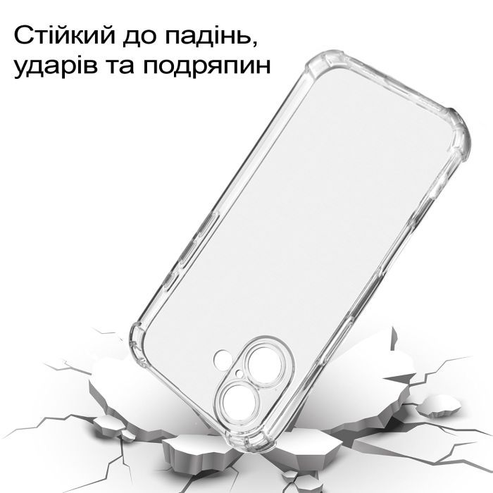 Чехол для мобильного телефона BeCover Anti-Shock Apple iPhone 17 Clear (713793) изображение 3