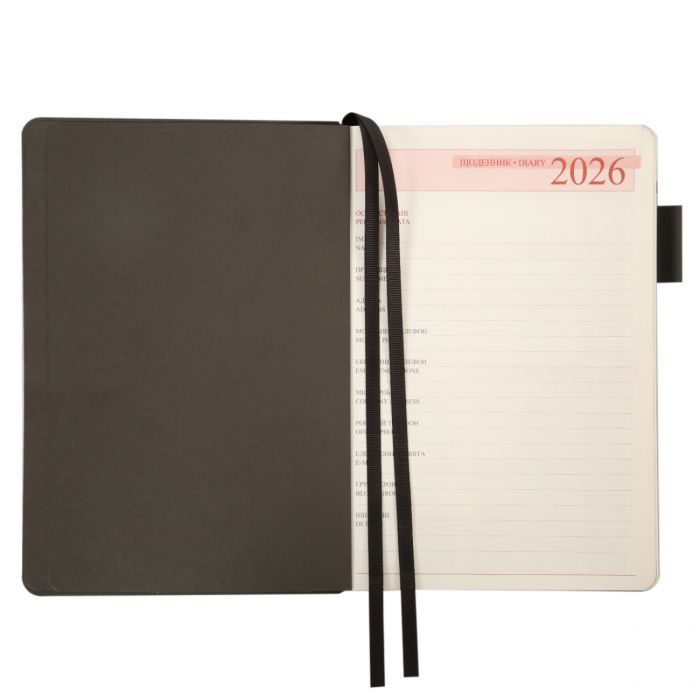 Еженедельник Leo planner А5 датированный 2026 "Binario", мягкий, оранжевый, 368 страниц (252641) изображение 5