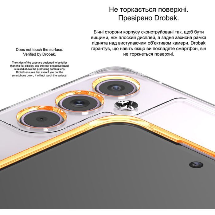 Чохол до мобільного телефона Drobak Acrylic with Airbag Samsung A26 5G (858517) зображення 3