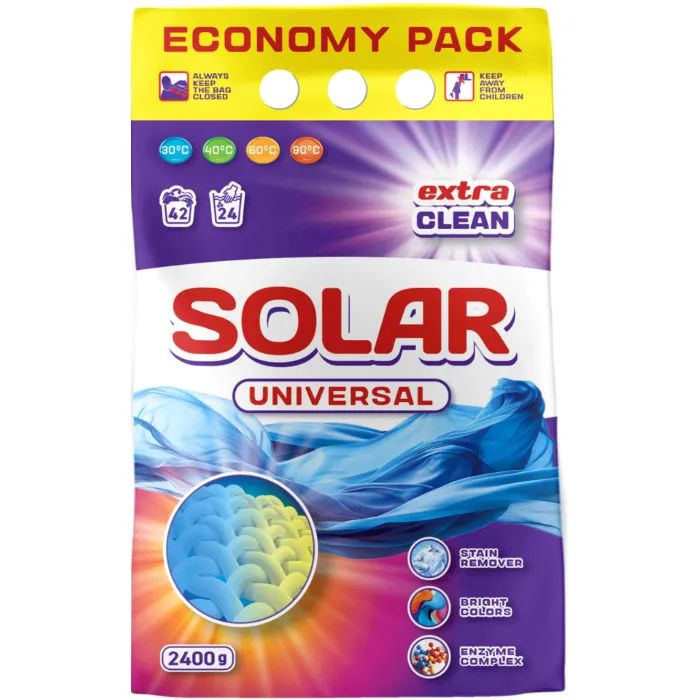 Пральний порошок Solar Household Universal 2.4 кг (4820269930308)