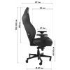 Кресло игровое GT Racer X-8009 Dark Gray/Black (X-8009 Fabric Dark Gray/Black) изображение 11