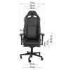 Кресло игровое GT Racer X-8009 Dark Gray/Black (X-8009 Fabric Dark Gray/Black) изображение 12