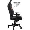 Кресло игровое GT Racer X-8009 Dark Gray/Black (X-8009 Fabric Dark Gray/Black) изображение 4