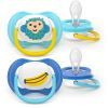 Пустушка Philips AVENT Ultra Air 6-18 місяців 2 шт синьо-жовта (SCF080/26)