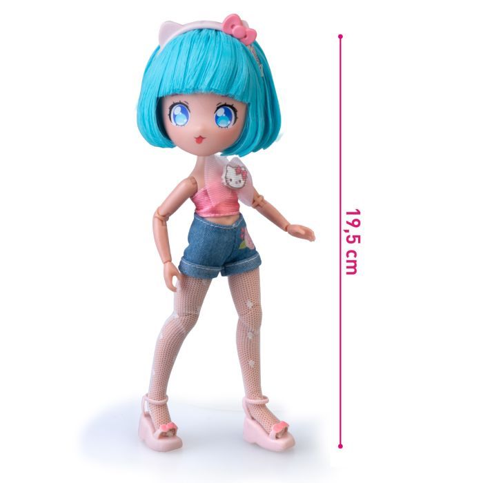 Лялька 4SF Manga Dolls Hello Kitty Красуня Пінк на скутері (HKTF3000) зображення 3