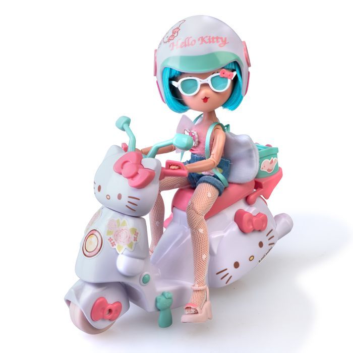 Лялька 4SF Manga Dolls Hello Kitty Красуня Пінк на скутері (HKTF3000) зображення 4