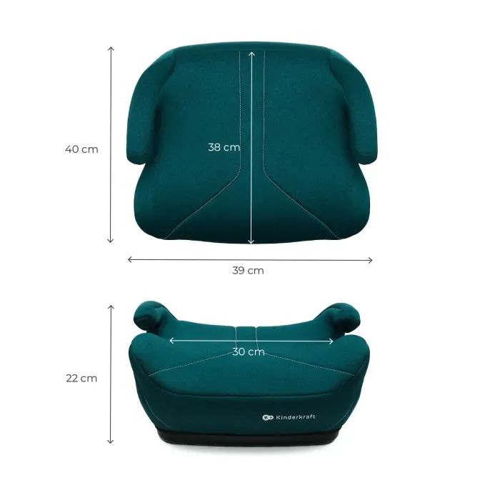 Автокрісло Kinderkraft i-Boost 2 бустер Green (KCIBOO02GRE0000) (5902533929177) зображення 3