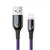 Дата кабель USB 2.0 AM to Lightning 1.0m 2.4A purple Baseus (CALCD-05)