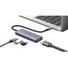 Концентратор Ugreen USB-C 4-in-1 3xUSB 3.0 + HDMI CM500 gray (50629) изображение 4