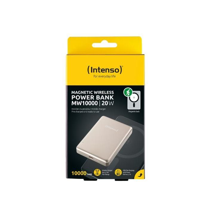 Батарея універсальна Intenso MW10000 10000mAh Magnetic champagne (7344031) зображення 2