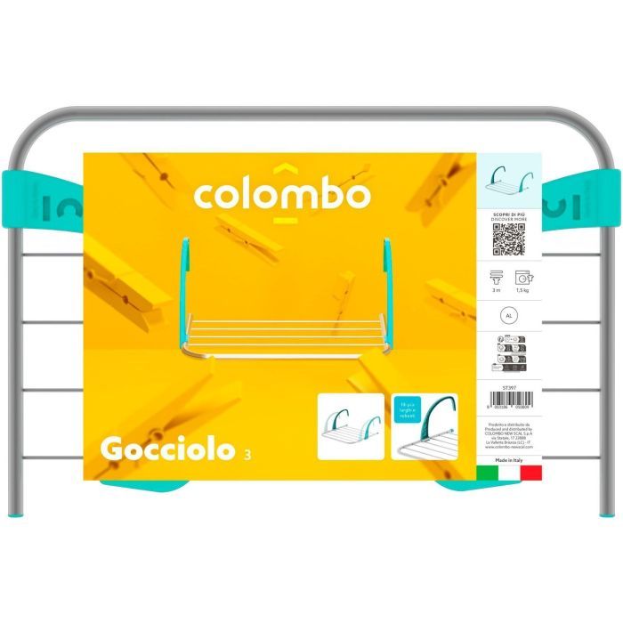 Сушилка для белья Colombo Gocciolo 3 (ST397) (931871) изображение 2 Сушилка для белья Colombo Gocciolo 3 (ST397) (931871) изображение 2