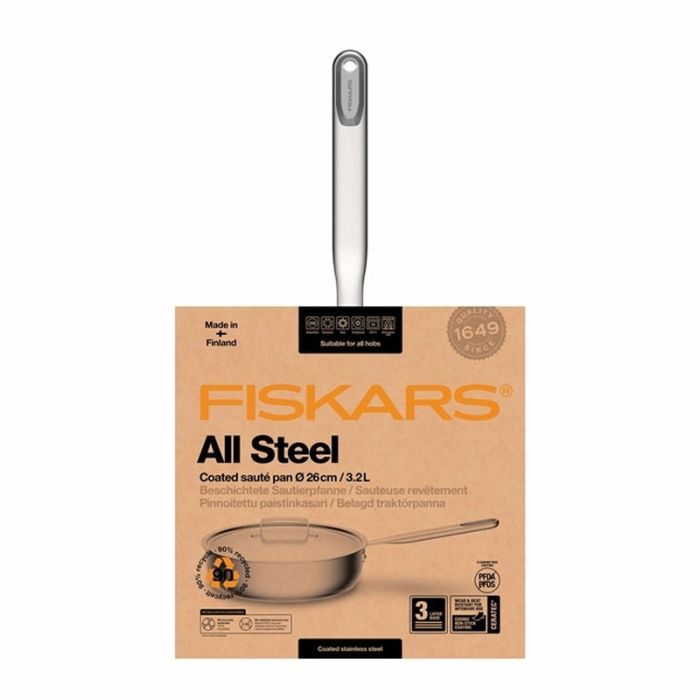 Сотейник Fiskars All Steel матовий 26 см (1064746) изображение 5