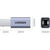 Переходник USB-C F to USB 2.0 BM US382 gray UGREEN (20120) изображение 3