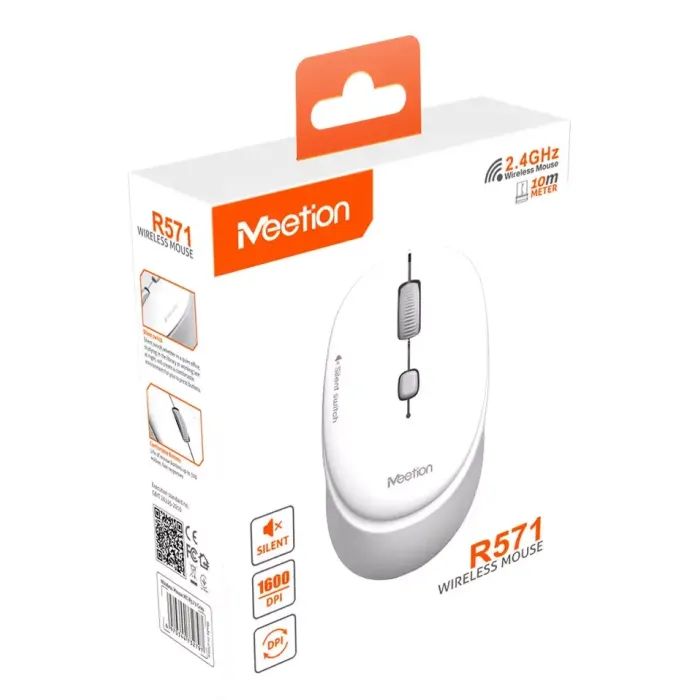 Мышка Meetion R571 Wireless White/Gray (MT-R571-C) изображение 3