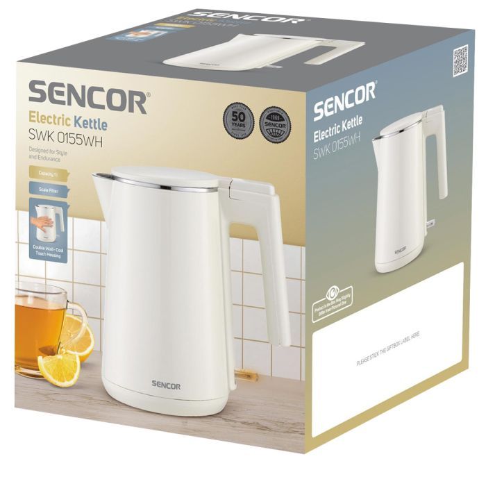 Електрочайник Sencor SWK0155WH зображення 4