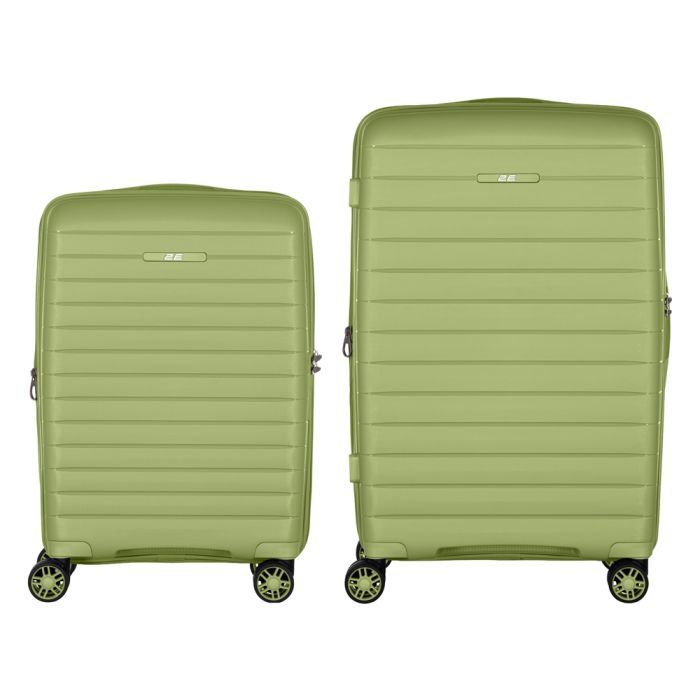 Набір валіз 2E Aero (M+S), оливково-зелені (2E-SPP-AERO-SET2-MG) зображення 2